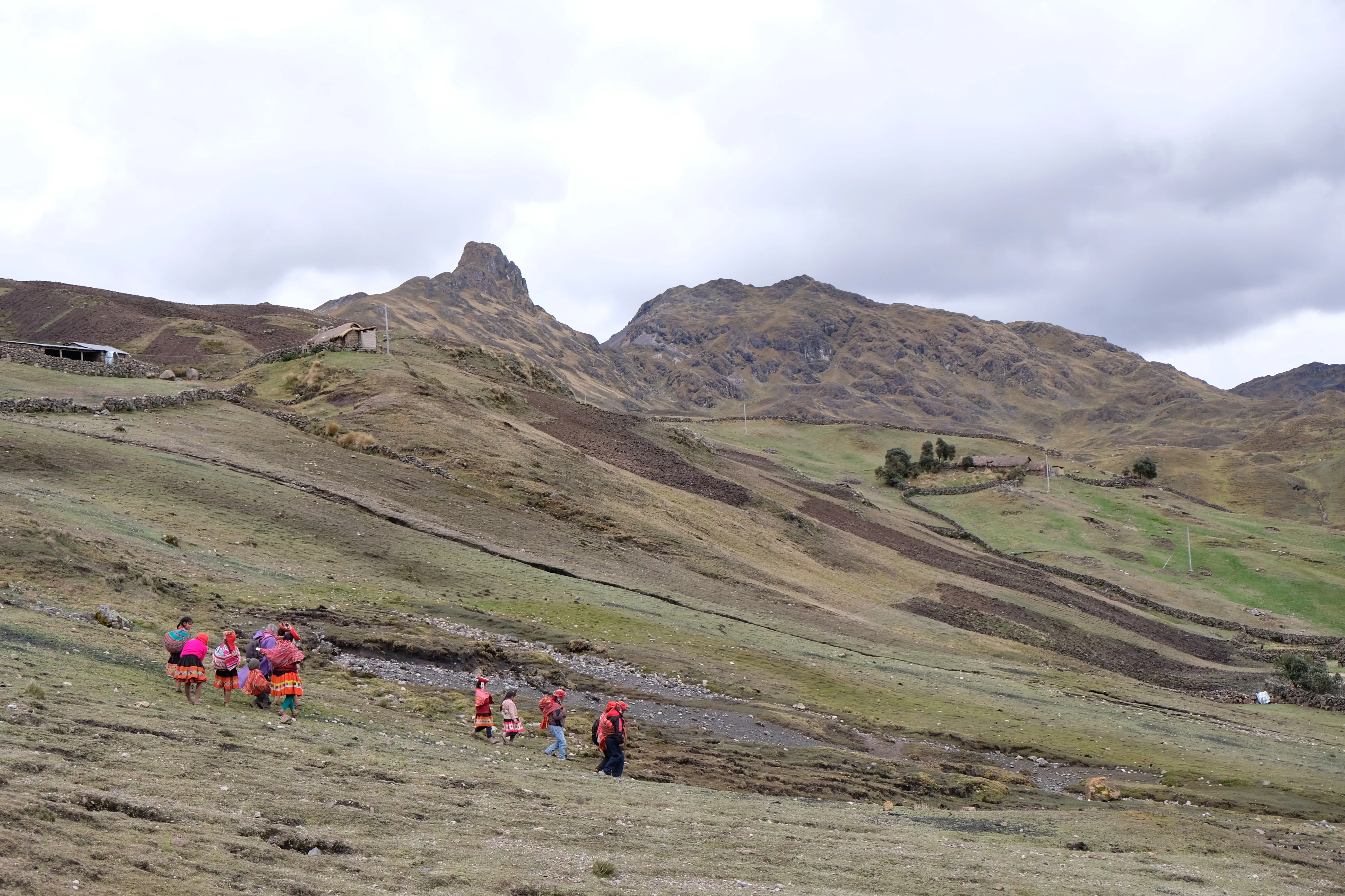 Berglandschaft in den peruanischen Anden
